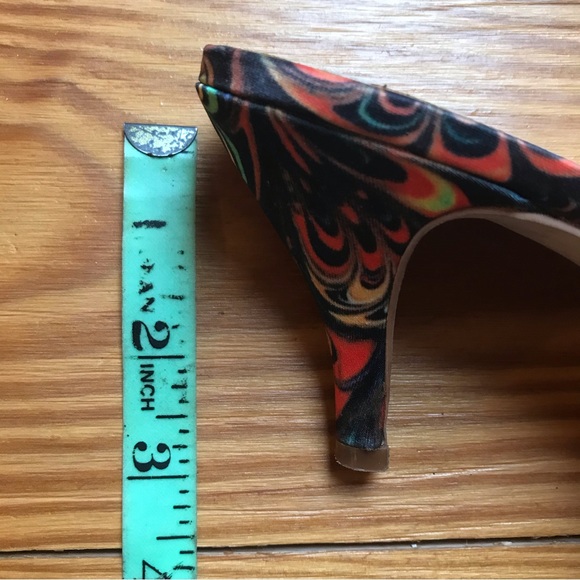 Sacha London Mulit-Colored Mules Heels, EUC, 8 - Picture 8 of 12